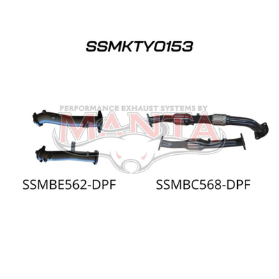 Manta DPF Replacement Only with Cats to Fits Toyota Landcruiser VDJ200