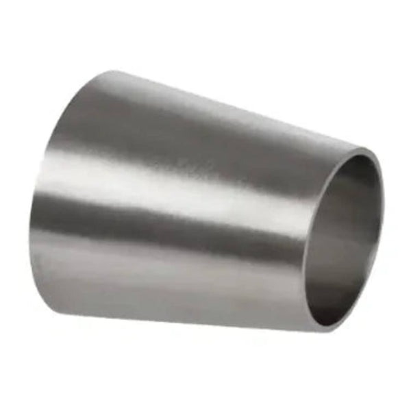 Reducer - Concentric Tapered Cone 2 to 2½" -  4" Long Stainless 304 Brushed