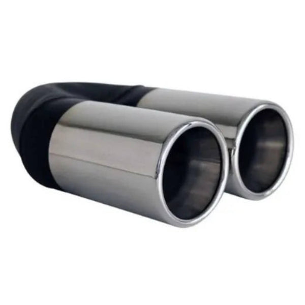 Straight Cut Y-Piece Rolled In RX, Tapered 2-1/4 to 3" Inlet, 2 x 3" Out 9" Long SS304 Tip - YP76RXSSV