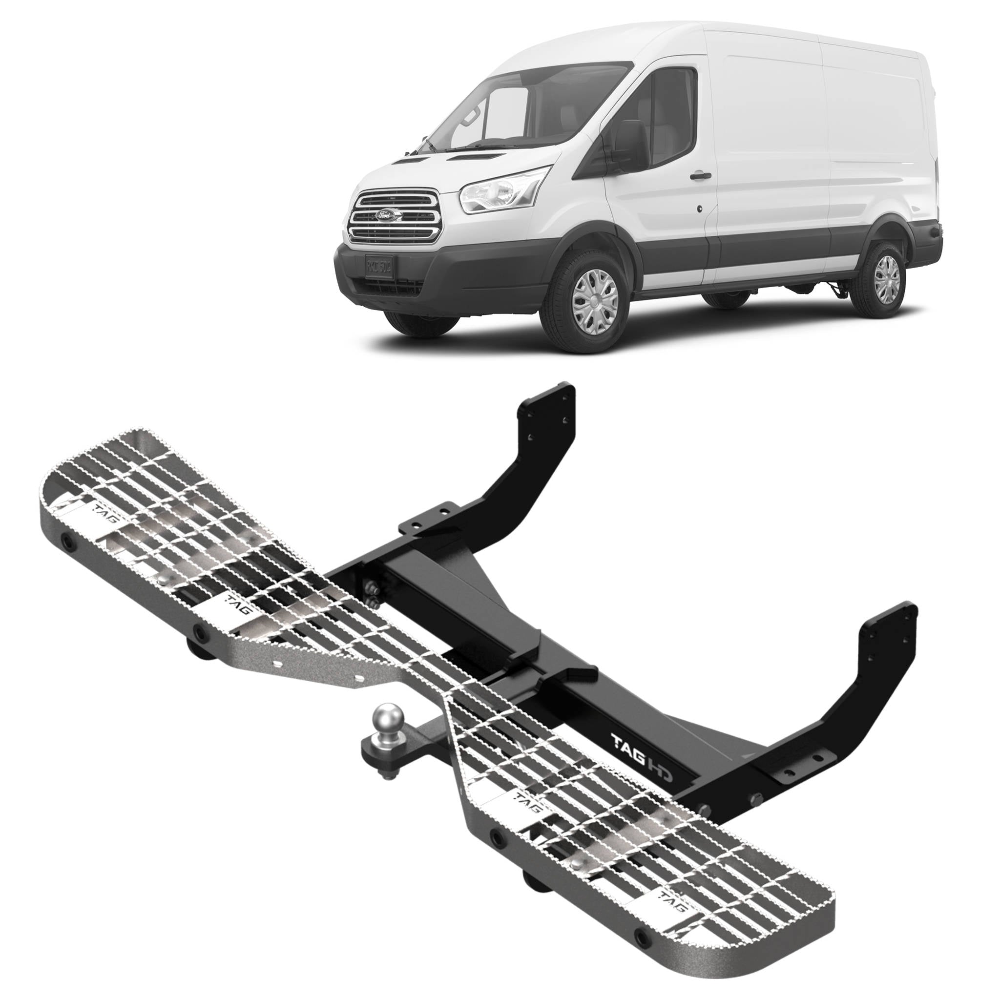 Transit Vo Rear TAG Rear Step & Towbar for Ford Transit VO Series (09/2014 - on)