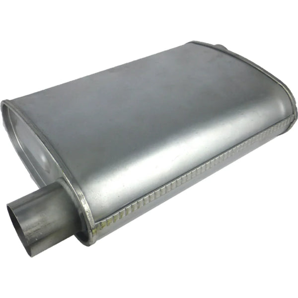 9" x 5" Oval, 14" Long, 3" Offset/Offset Turbo Flow (No Spigots)
