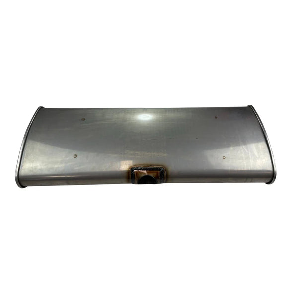 East West Muffler -Centre Side Inlet Muffler 57mm (2-1/4") - Outlet Each End 57mm (2-1/4") - 750mm (30") Long - 409 Stainless Steel