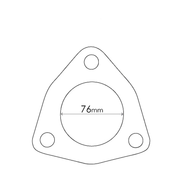 Flange Gasket for various Ford, Audi, Hyundai, Nissan, Mazda, Volkswagen, Honda, Mitsubishi, Suzuki, & Volvo vehicles