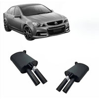 Redback Sports Mufflers for Holden Commodore VE/VF Sedan / Wagon SV6 & SS 2 1/2"  Axle back Redback Bolt On Sports Mufflers