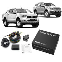 TAG Heavy Duty (Extended) Towbar and Direct Fit Wiring Harness for Ford Ranger PX2,PX3 (06/2015 - 05/2022) - Cab Chassis models