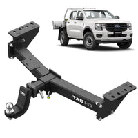 TAG Heavy Duty Towbar and Wiring Kit for Cab Chassis Next-Gen Ford Ranger (06/2022 - 12/2024), Volkswagen Amarok (12/2022 - on)
