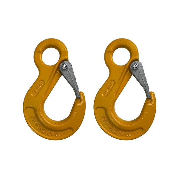 TAG G80 Eye Sling Hook 8mm 2T -- Trailer Safety Chain Hooks (Pair)