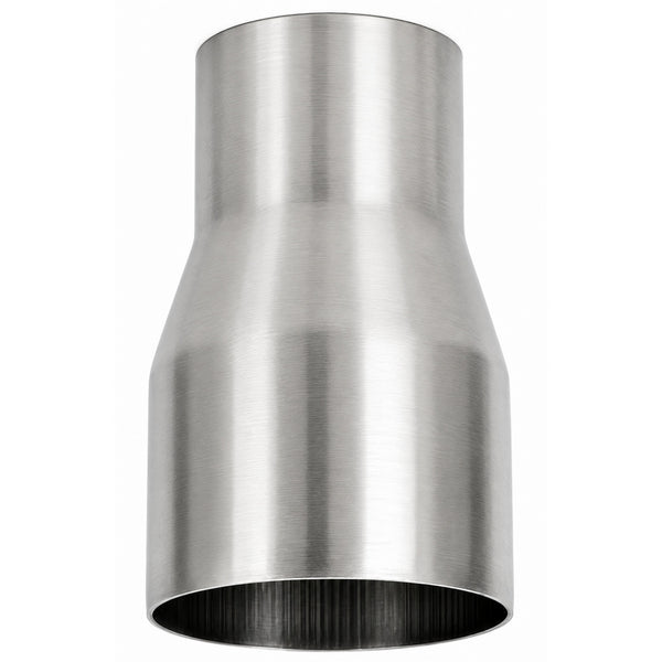 Adaptor/Reducer Stepped - 76mm (3") OD X 89mm (3-1/2") OD - 152mm (6") Overall Length - Stainless 304 Brushed - RD300350-304B