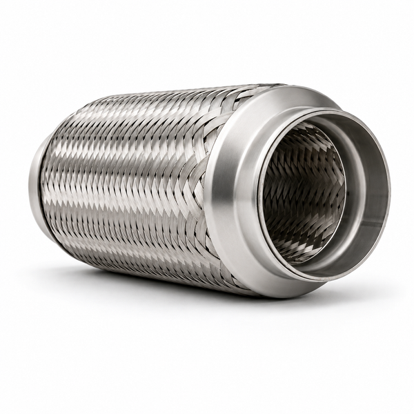 Flexible Bellow - 76mm (3") Inlet - 100mm (4") Long - Stainless Steel -FB076100IB - FLEX4300B