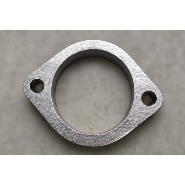 Stainless Flange Plate - 2 bolt - Suit 63mm ( 2-1/2" ) Tube - 87mm Bolt Hole Centres ( FDG210R Gasket)
