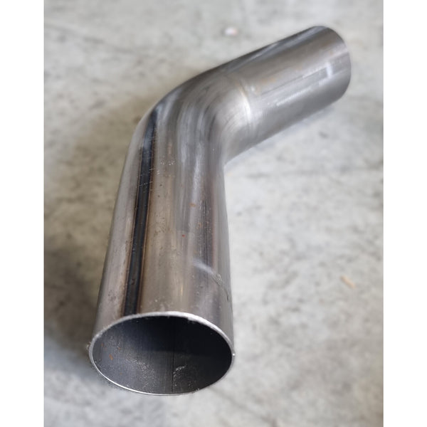 Mandrel Bend 89mm (3-1/2") 45° - Mild Steel - 1.5D - MB35045