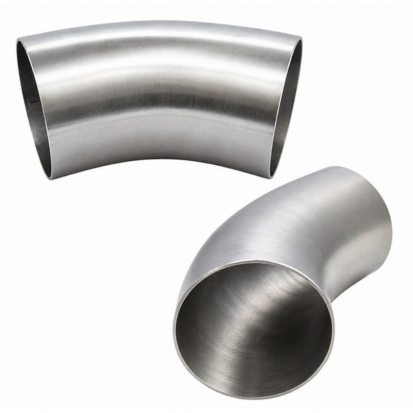 Mandrel Bend 63mm (2-1/2") 45° - Ultibend 304 Grade - 1.5D - 320 Grit Finish Polish