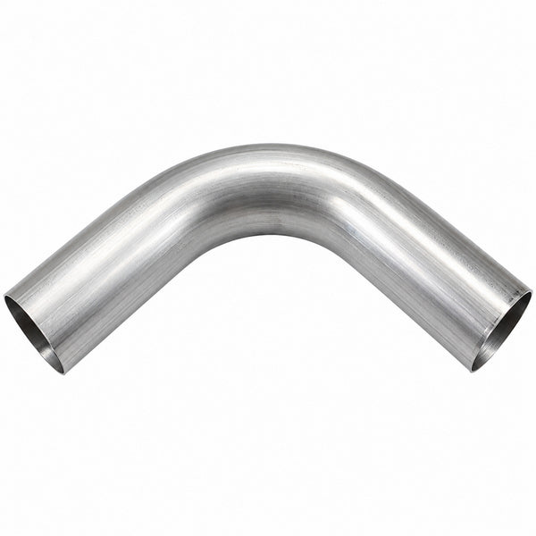 Mandrel Bend 127mm (5") 90° - Aluminised (ACMS) - 1.5D - 8" leg length - MB50090A