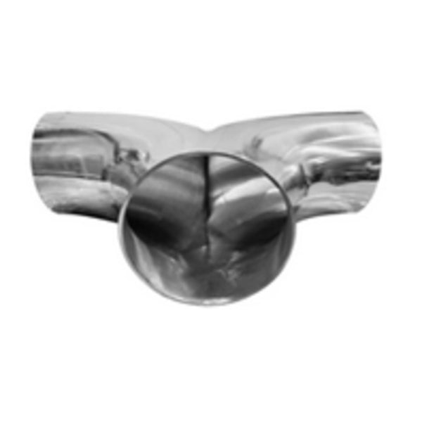Y-PIPE Topbend Stainless Brushed 304 2½" (63mm)
